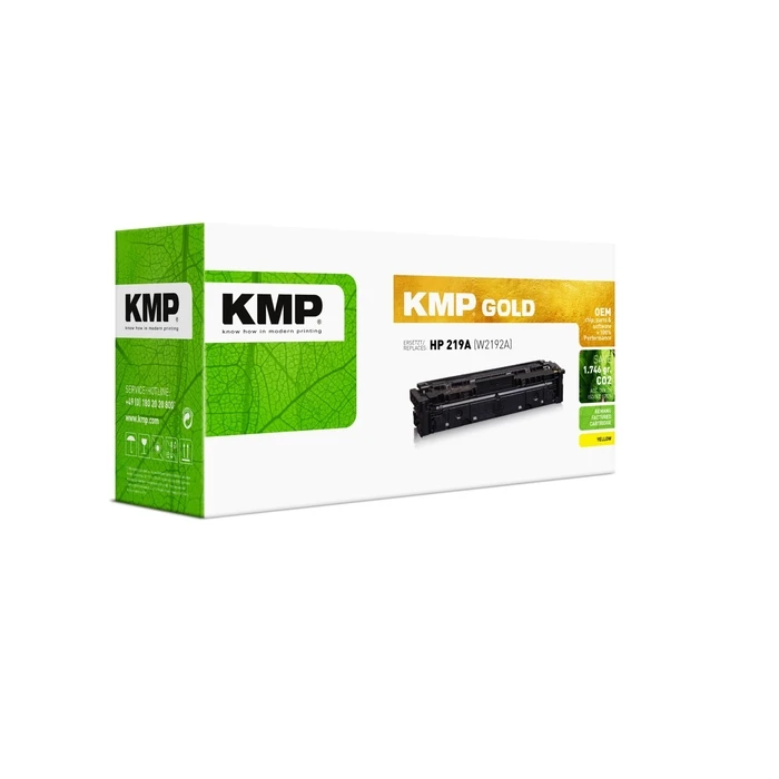 KMP Toner Yellow replaces HP W2192A (No. 219A) - SKU 253747, EAN 4011324002539