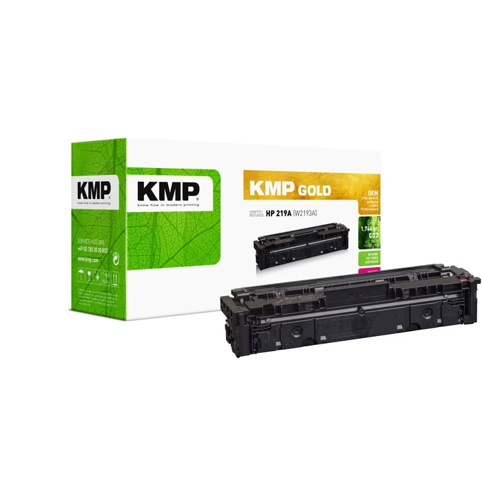 KMP Toner Magenta replaces HP W2193A / No. 219A