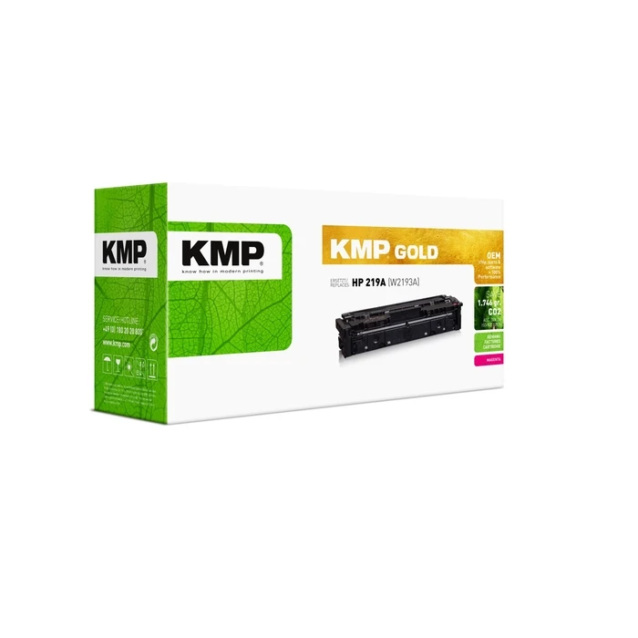 KMP Toner Magenta replaces HP W2193A / No. 219A