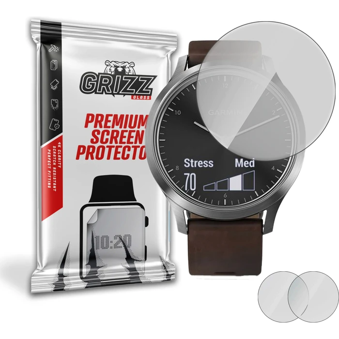 GrizzGlass PaperScreen Garmin Vivomove HR