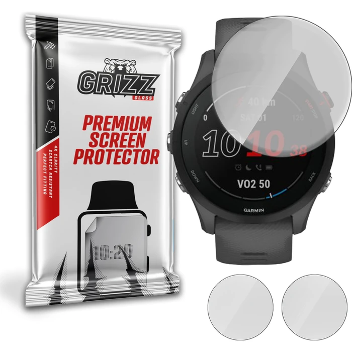 GrizzGlass PaperScreen Garmin Forerunner 255