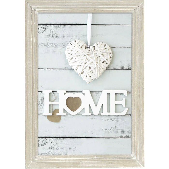 ZEP Vintage Natural Wooden Wall Frame with Beige Mat - 15x20 cm (T15568)