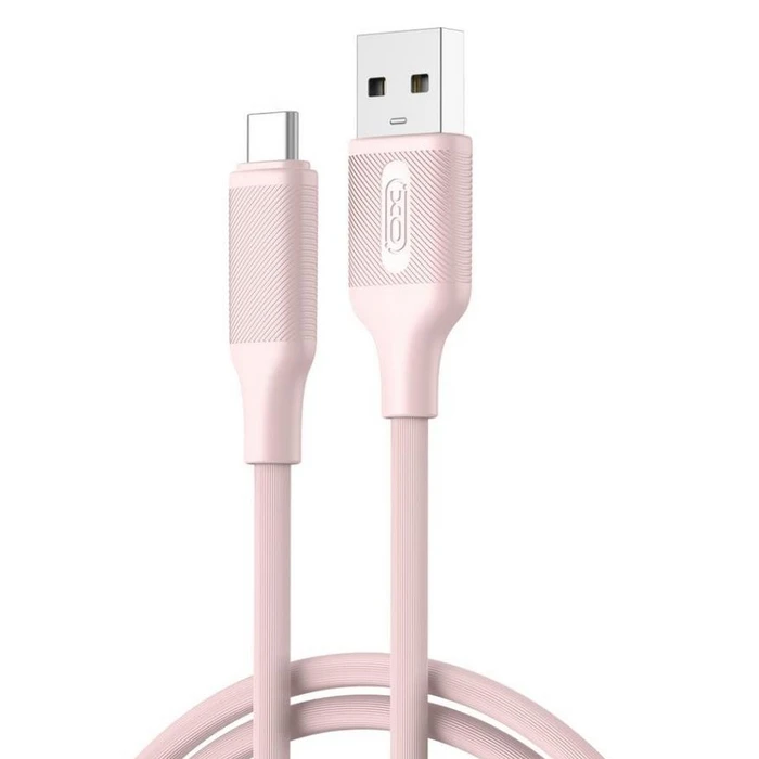 Καλώδιο Φόρτισης Xo Nb265 Minimalist Series Type-C, Ροζ