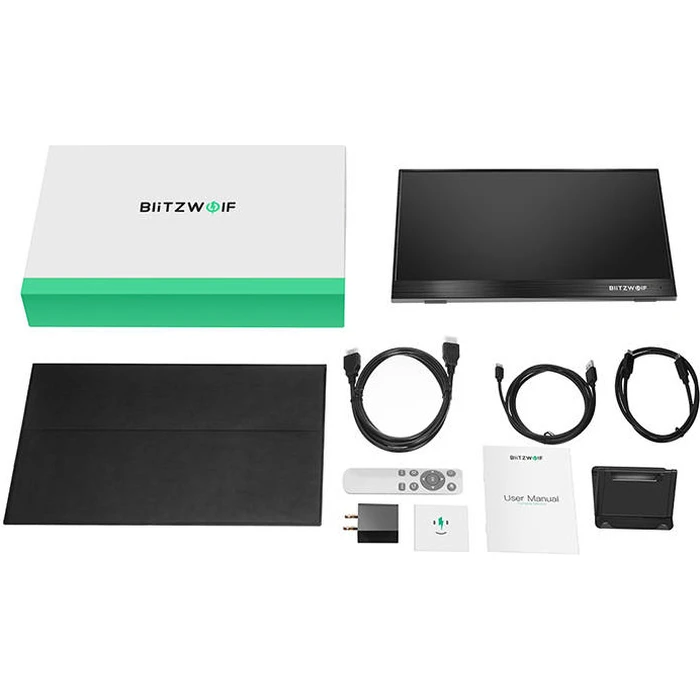 [CR] BlitzWolf BW-PCM2 Portable Monitor, 13.3 (Black)
