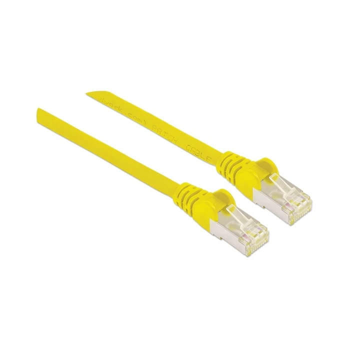 INTELLINET RJ45 Patch Cable S/FTP Cat6 Copper LSZH 15m Yellow (MPN 735902)