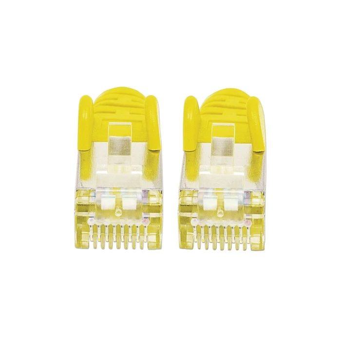 INTELLINET RJ45 Patch Cable S/FTP Cat6 Copper LSZH 15m Yellow (MPN 735902)