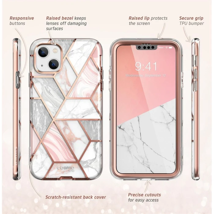 Supcase Cosmo Apple iPhone 14 Plus / 15 Plus Marble