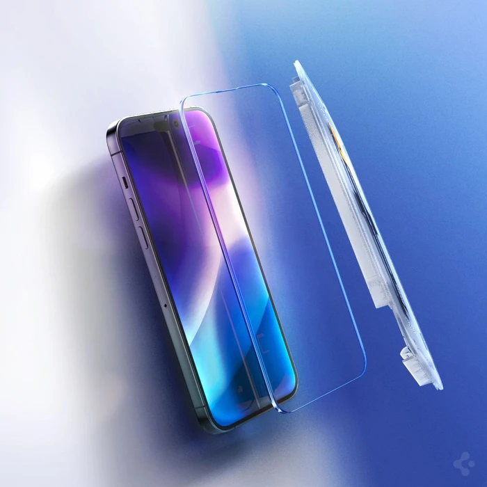 Spigen GLAS.tR ez Fit Apple iPhone 14 Pro Clear [2 PACK]
