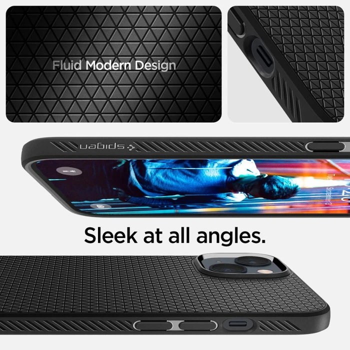 Spigen Liquid Air Apple iPhone 14 Plus / 15 Plus Matte Black