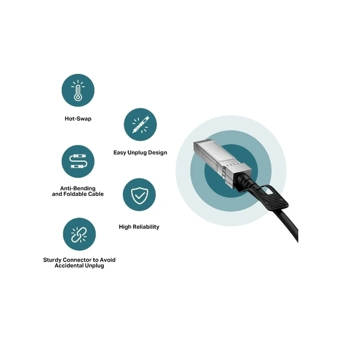 Καλώδιο Δικτύου TP-Link TL-SM5220-3M DIRECT ATTACH CABLE SFP+ 3M