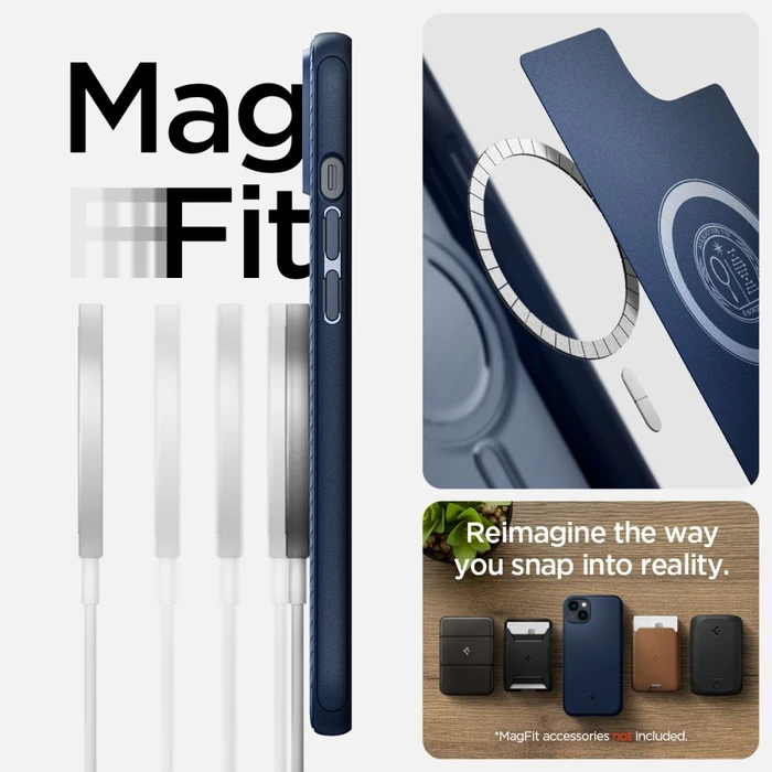 Spigen Mag Armor Apple iPhone 14 Plus / 15 Plus Navy Blue