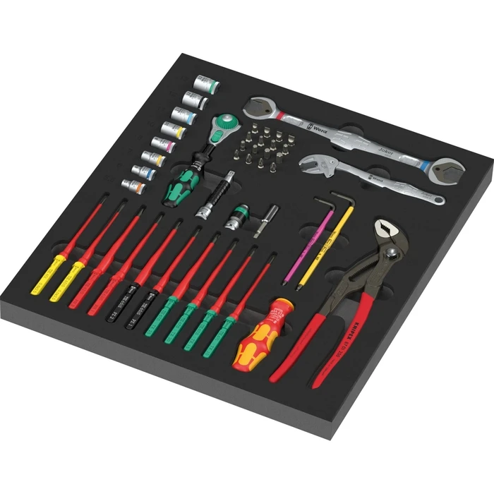 Wera 9753 KK Maintenance Set 1 Foam Insert (45-piece)