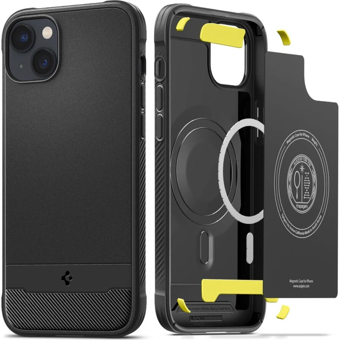 Spigen Rugged Armor Mag MagSafe Apple iPhone 14 Matte Black