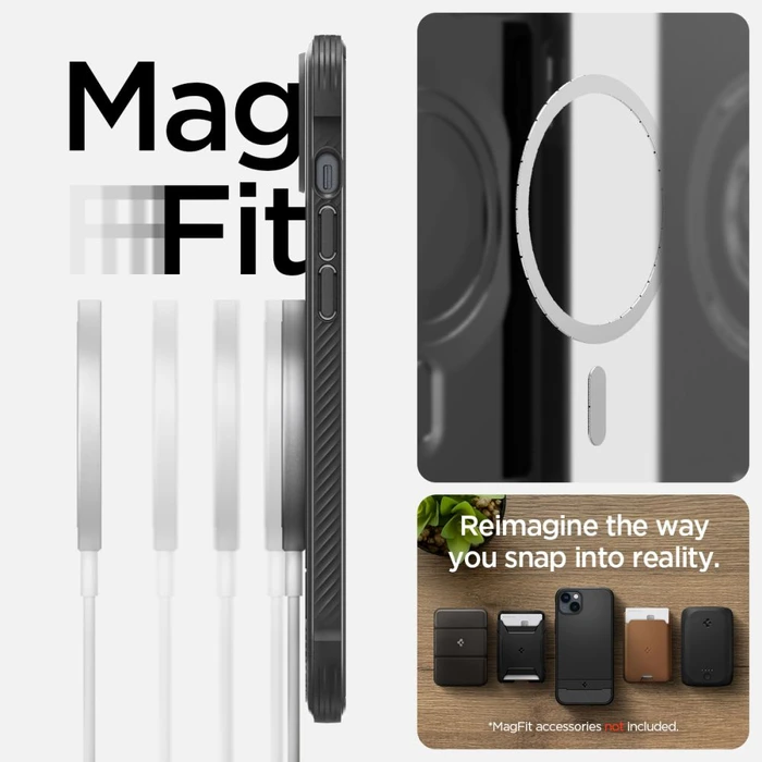 Spigen Rugged Armor Mag MagSafe Apple iPhone 14 Matte Black