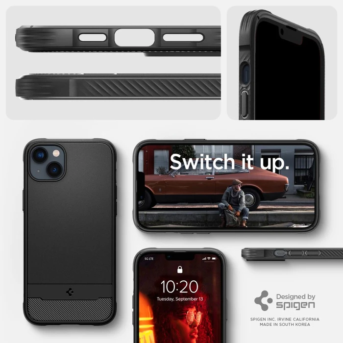 Spigen Rugged Armor Mag MagSafe Apple iPhone 14 Matte Black