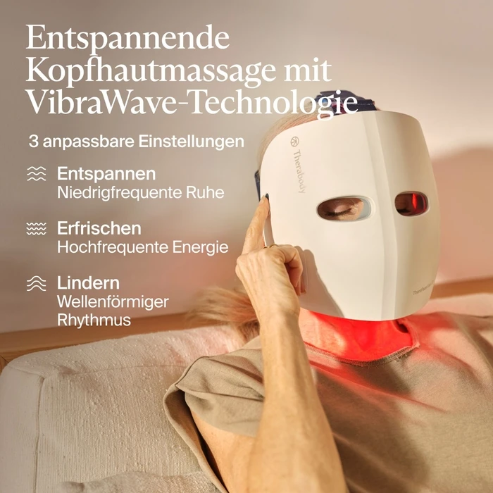 Therabody TheraFace Mask Glo — LED & Infrared Phototherapy Face Mask for Anti-Aging