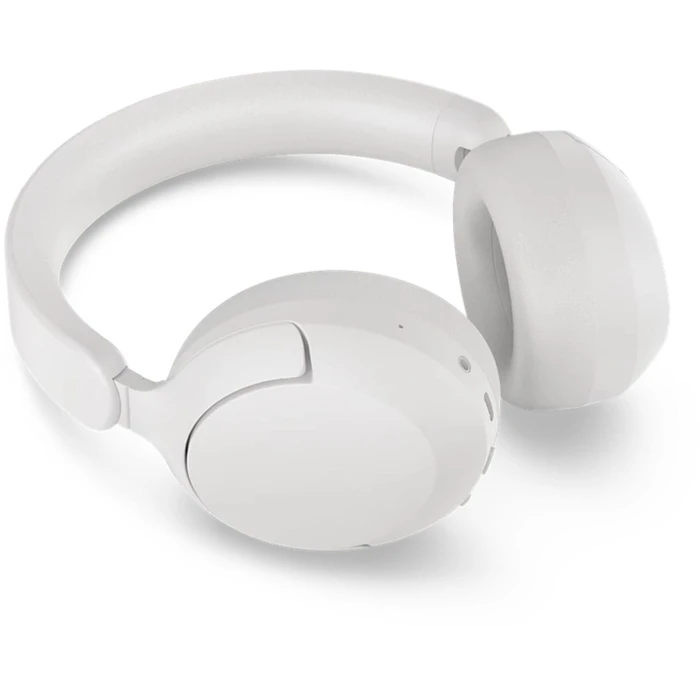 Philips TAH6000WT/00 Wireless & Wired Over‑Ear Headphones — White, 80 Hours