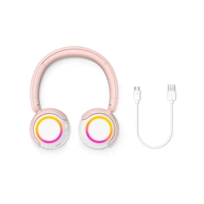 Philips TAK4200PK/00 Ροζ Bluetooth On-Ear Ακουστικά (Παιδικά)