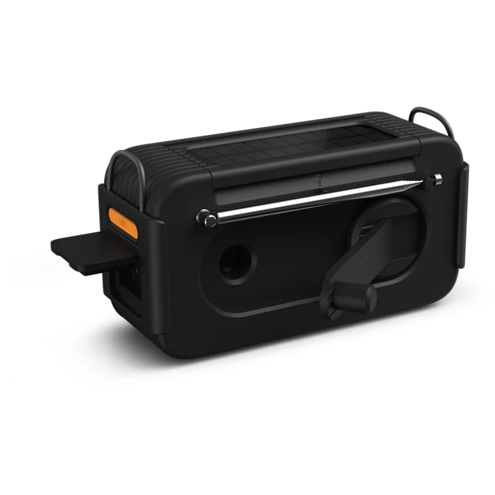 Philips TAR3500/00 Tabletop Radio AM/FM - Black (Solar/Battery)