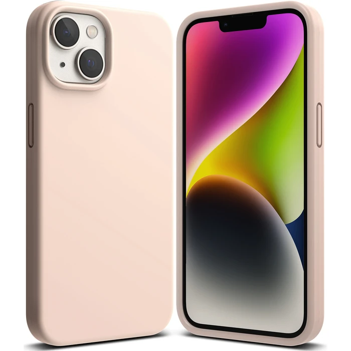 Ringke Silicone Apple iPhone 14 Plus / 15 Plus Pink Sand