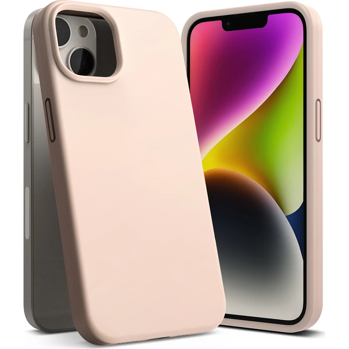 Ringke Silicone Apple iPhone 14 Plus / 15 Plus Pink Sand