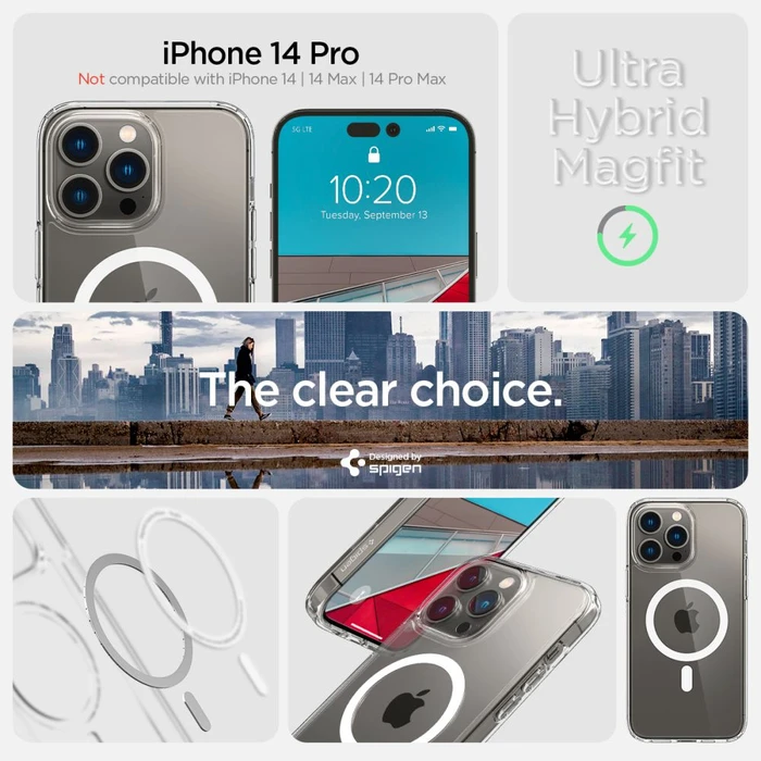 Spigen Ultra Hybrid Mag MagSafe Apple iPhone 14 Pro White