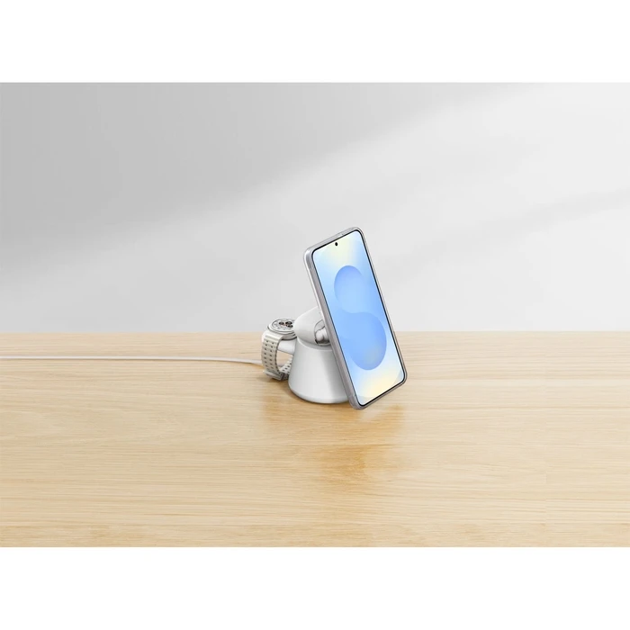 Belkin UltraCharge Modular Charging Dock με Qi2 25W, Λευκό (WIZ052KQWH, EAN 0745883944002)