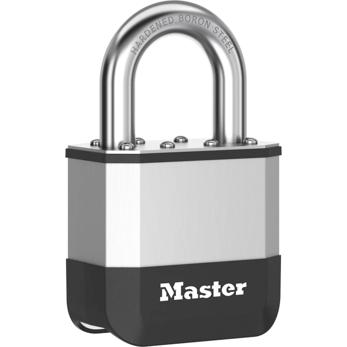 Master Lock Elite 52mm padlock, 25mm shackle, 5-pin cylinder (SKU 258955, MPN PK5EURD)