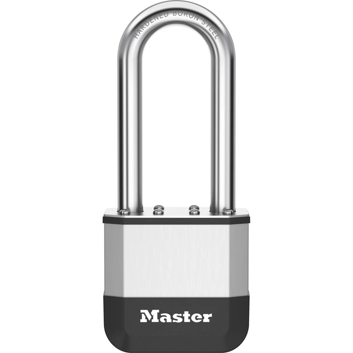 Master Lock Elite 52mm Padlock — 64 mm Shackle, 5‑Pin Cylinder (SKU 258969, MPN PK5EURDLJ)