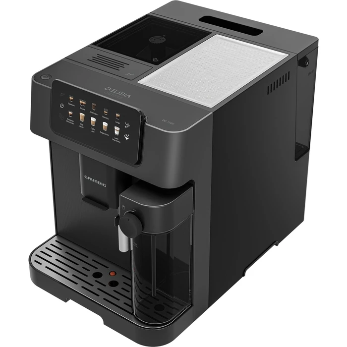 Grundig KVA 7230 Fully Automatic Espresso Machine (Delisia Coffee) - Black / Dark Silver