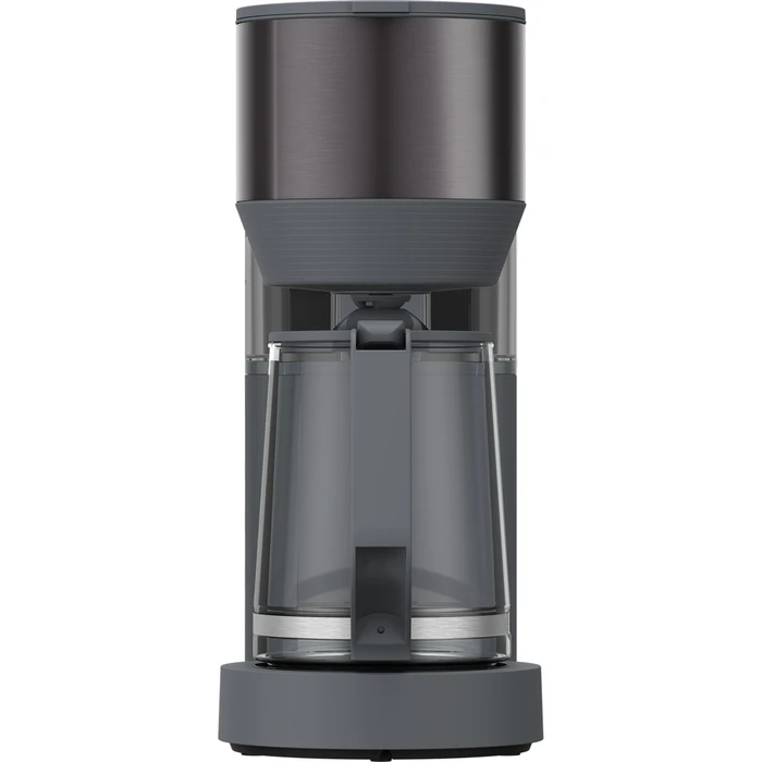 Grundig KM 7340 Filter Coffee Machine (GMS9081) - 10 cups, 1.25 L, Glass Jug, Dark Inox