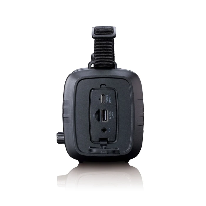 Lenco PDR-055 Portable Rechargeable DAB+ Emergency Radio with Bluetooth - Grey