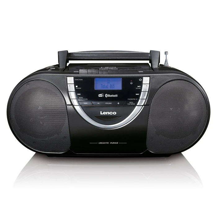 Lenco Boombox DAB+/FM Radio CD Player Bluetooth Portable Black