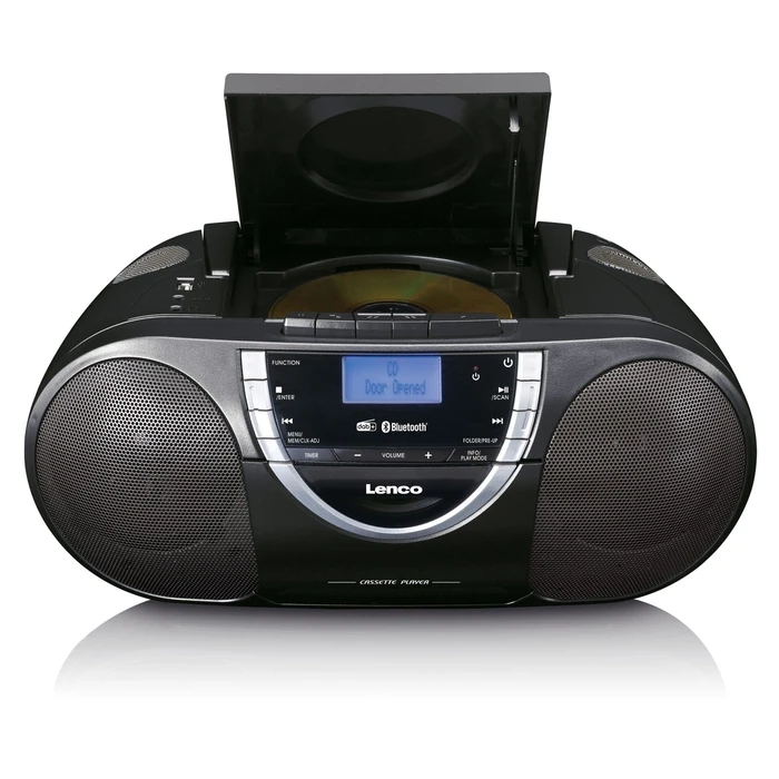 Lenco Boombox DAB+/FM Radio CD Player Bluetooth Portable Black