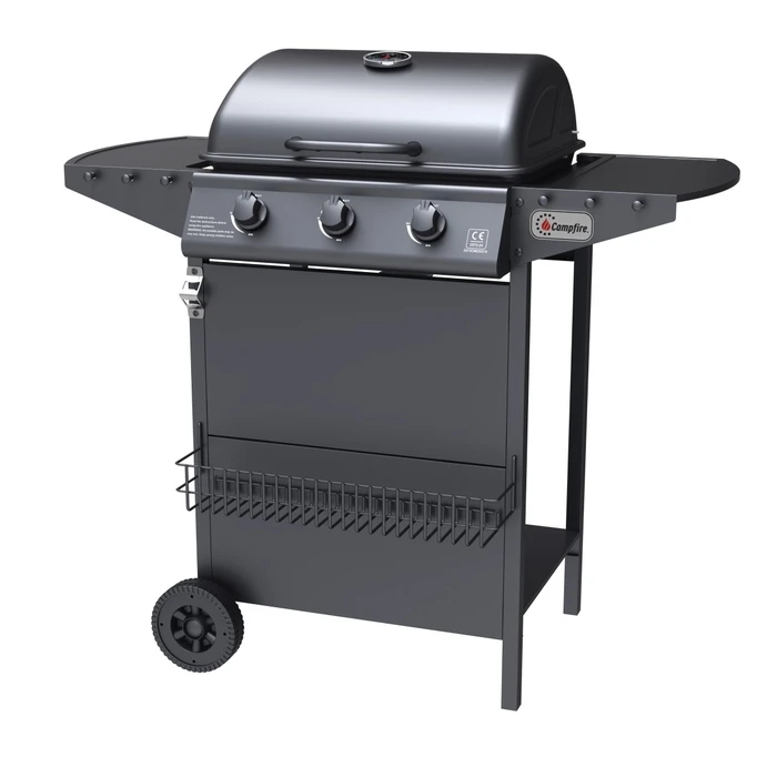 Campfire 3-Burner Gas Barbecue Grill (LPG)