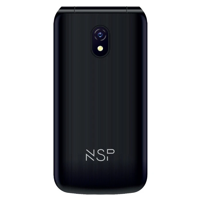 Κινητό Τηλέφωνο Flip 2g Με Πλήκτρα NSP 2600DS (8340444) Μαύρο