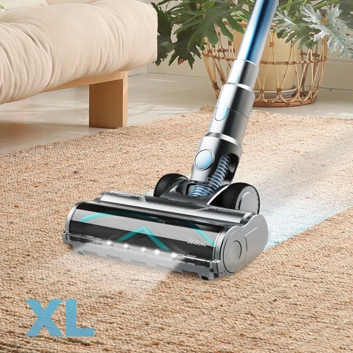 Cecotec Rockstar Rs50 Επαναφορτιζόμενη Σκούπα 2 σε 1 Stick & Χειρός 33.6V Μαύρη-Τυρκουάζ