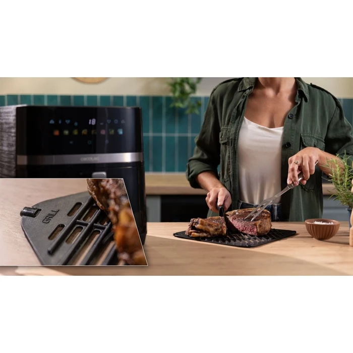 CECOTEC Cecofry&Grill Duoheat 8000 - Φριτέζα αέρα (8 L)