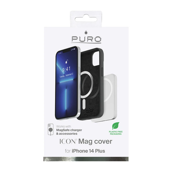 PURO ICON MAG MagSafe Apple iPhone 14 Plus / 15 Plus (Black)