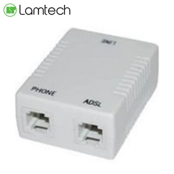 Splitter Τηλεφωνικό Lamtech ADSL FILTER/Splitter ISDN ANNEX B (RJ11)