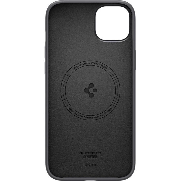 Spigen Silicone Fit Mag MagSafe Apple iPhone 14 Plus / 15 Plus Black