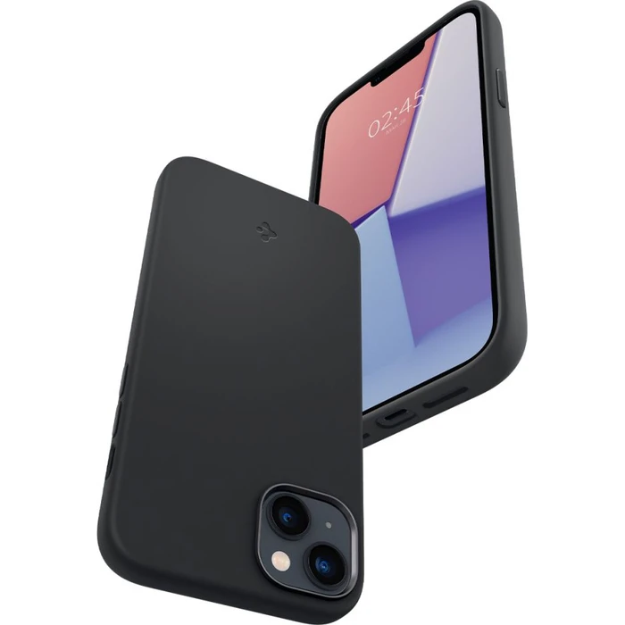 Spigen Silicone Fit Mag MagSafe Apple iPhone 14 Plus / 15 Plus Black