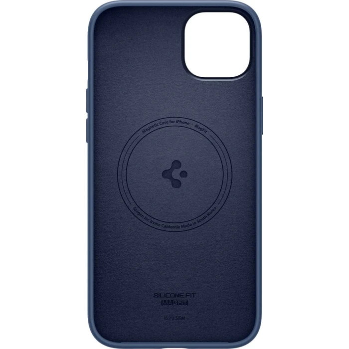 Spigen Silicone Fit Mag MagSafe Apple iPhone 14 Plus / 15 Plus Navy Blue