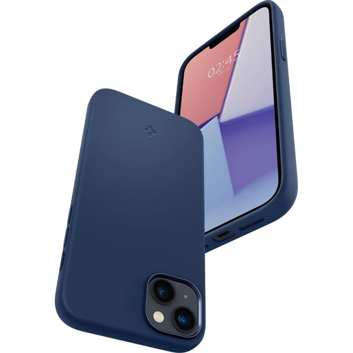 Spigen Silicone Fit Mag MagSafe Apple iPhone 14 Plus / 15 Plus Navy Blue