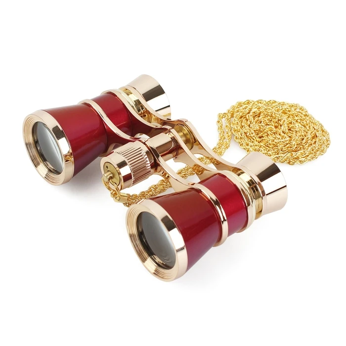 Braun Binocular Opera 3x25 Gold/Burgundy