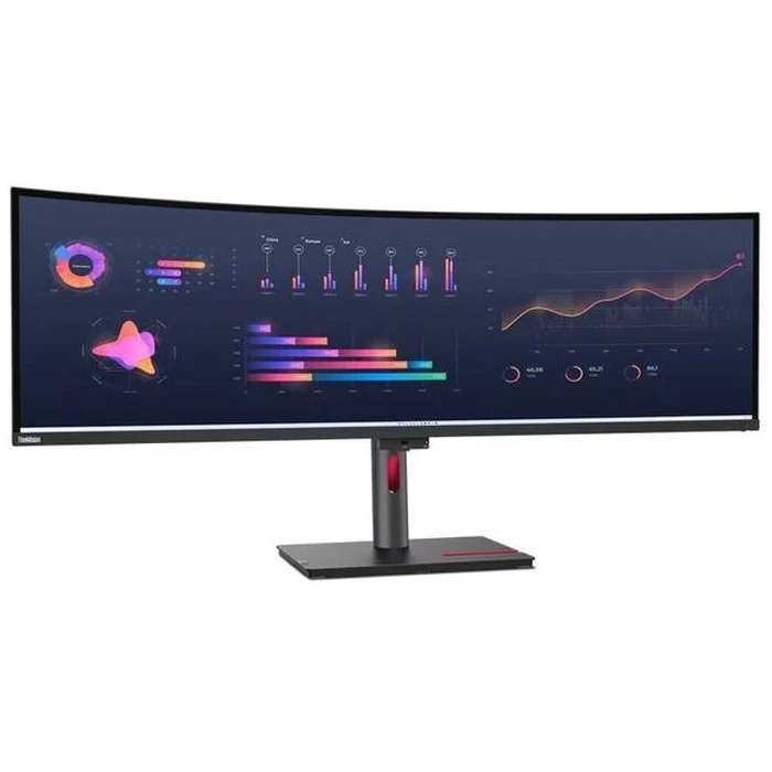 Monitor 49" Lenovo ThinkVision P49w-30 Dual QHD IPS, Curved,RJ45, HDMI, USB-C, Thunderbolt, DP, Height adjustable