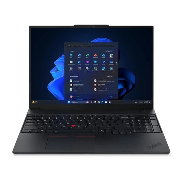 Laptop Lenovo 16" ThinkPad E16 G3 IPS/Ultra5-225U/16GB/512GB SSD/Intel Graphics/Win 11 Pro/Black (21SR0045GM)
