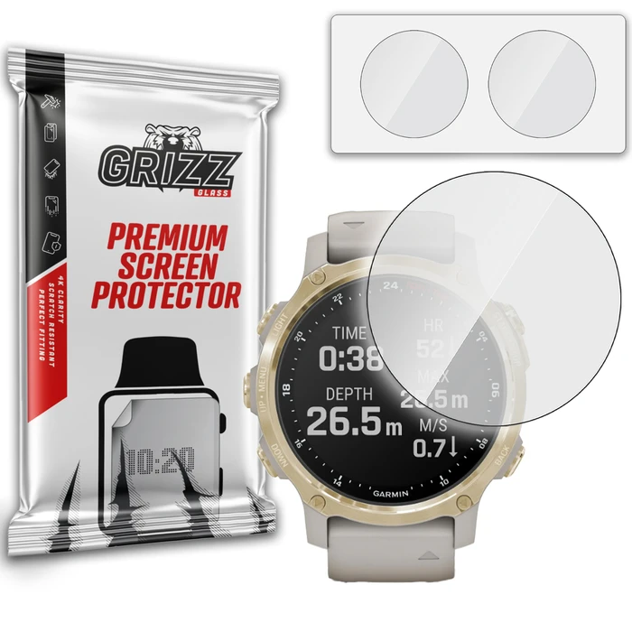 GrizzGlass HybridGlass Garmin Descent Mk2s
