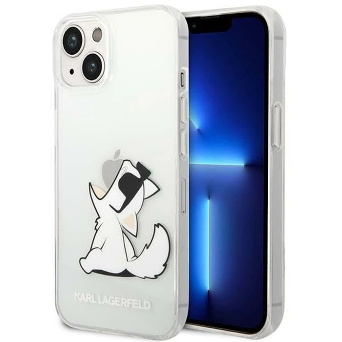 Karl Lagerfeld KLHCP14MCFNRC Apple iPhone 14 Plus / 15 Plus hardcase transparent Choupette Fun