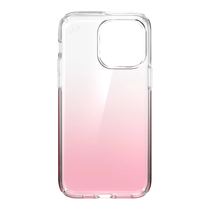 Speck Presidio Perfect-Clear Ombre MICROBAN Apple iPhone 14 Pro Max (Clear / Vintage Rose Fade)